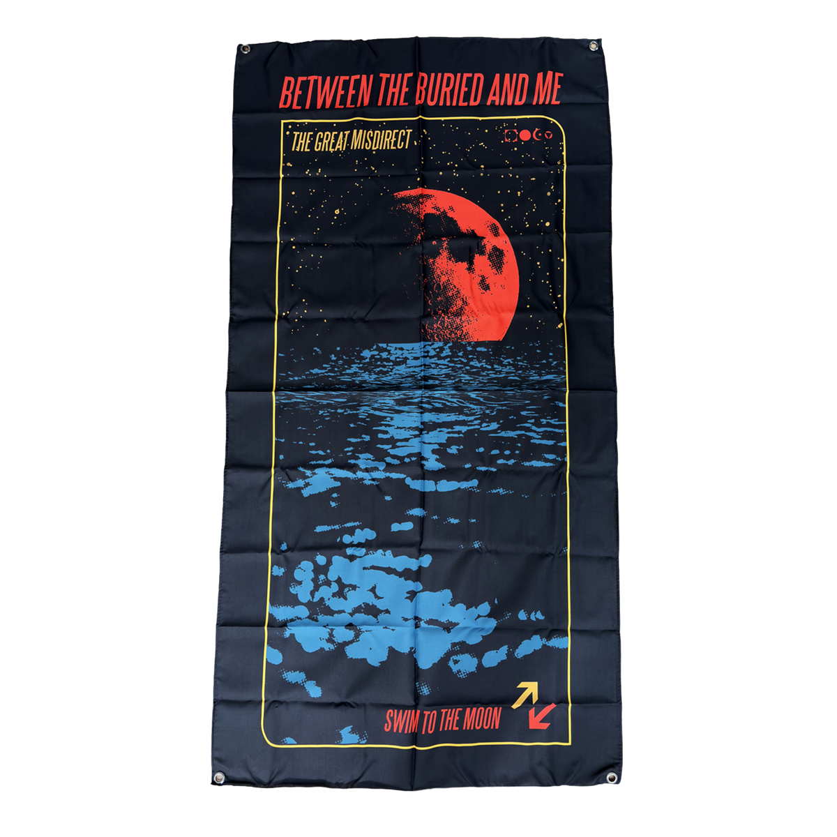 Swim to the Moon Wall Flag